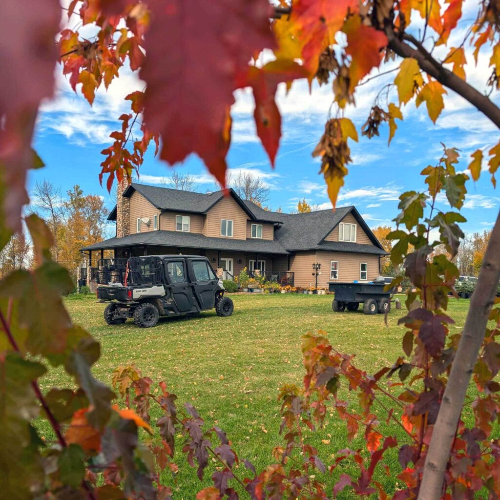 A regenerative home southwest of Calgary, Alberta